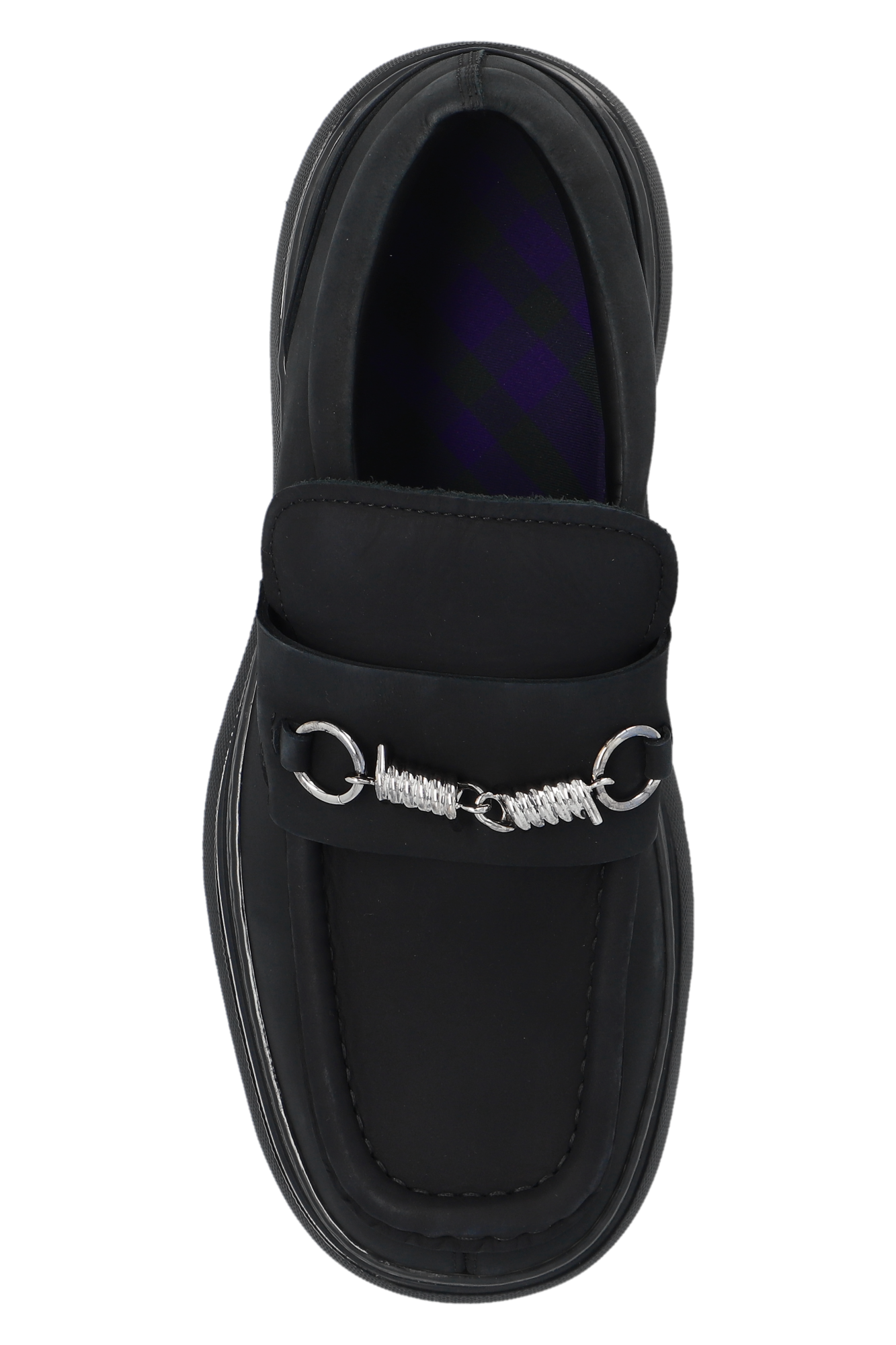 Burberry best sale chain loafers